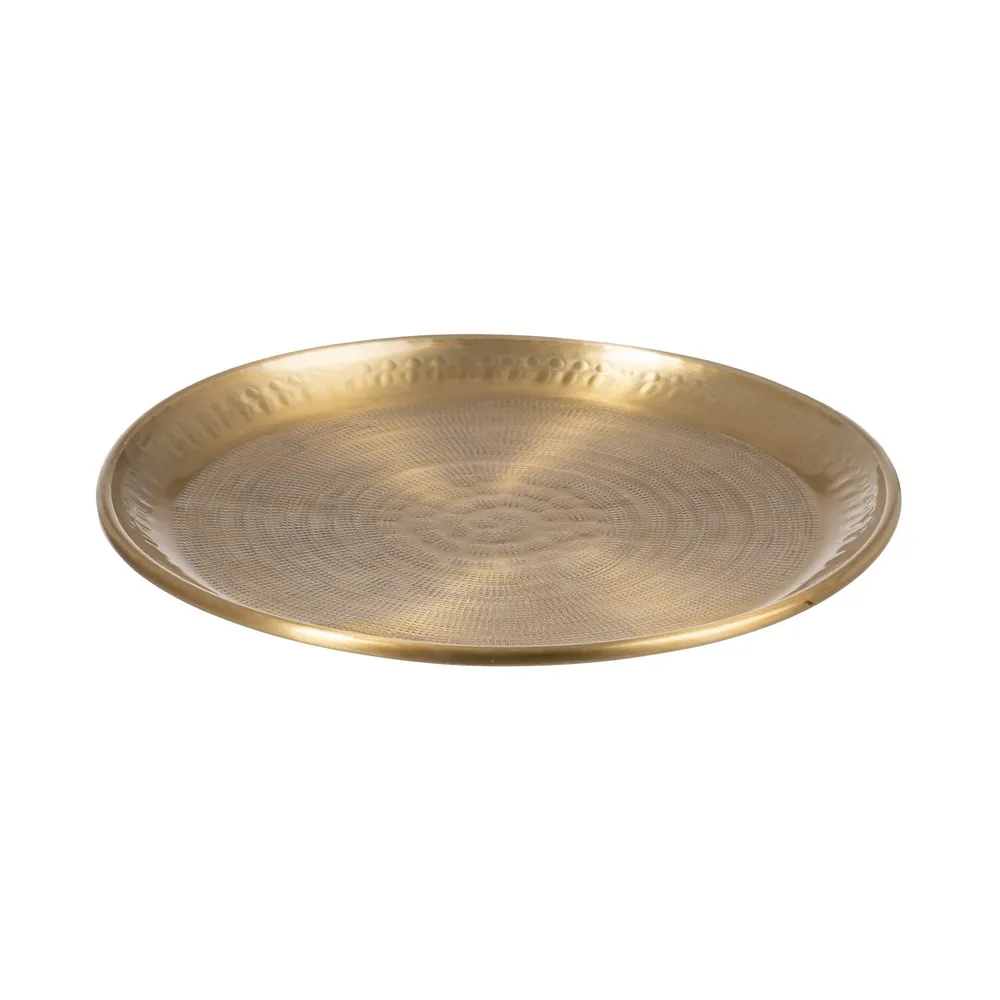 Set 4 tavi rotunde aurii | Accesorii servire elegante [6]