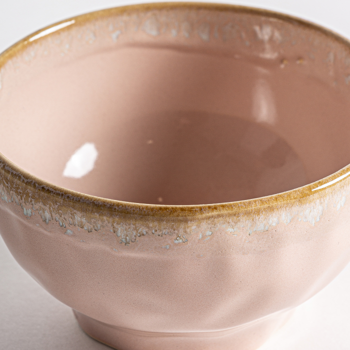 Bol vintage ceramica bej|Boluri decorative rustice [3]