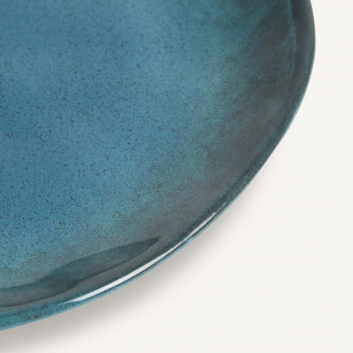 Set farfurii desert shabby chic Irenka ceramica albastra|Farfurii decorative elegante [3]