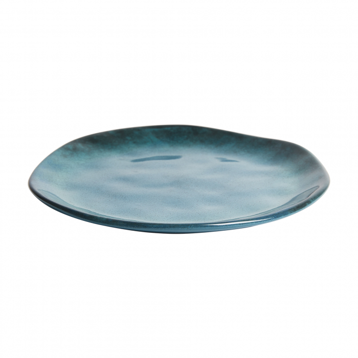 Set farfurii desert shabby chic Irenka ceramica albastra|Farfurii decorative elegante [2]