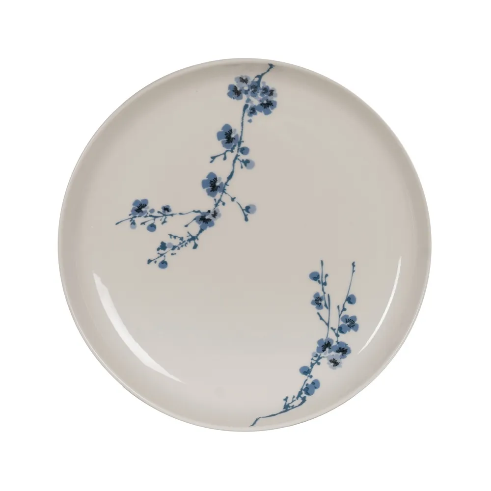Farfurii mici alb-albastre | Vesela cu motiv oriental exotic [1]