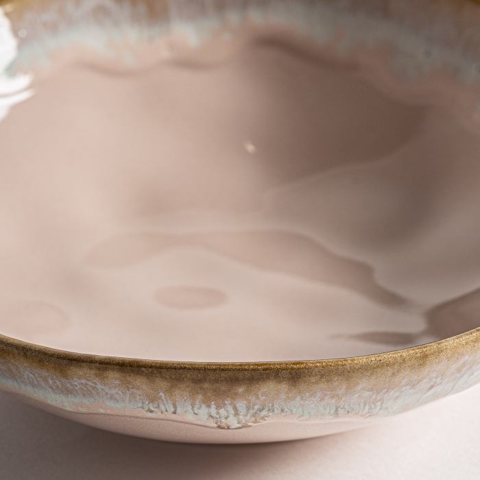 Set farfurii vintage Ariadna ceramica bej|Seturi farfurii rustice [3]