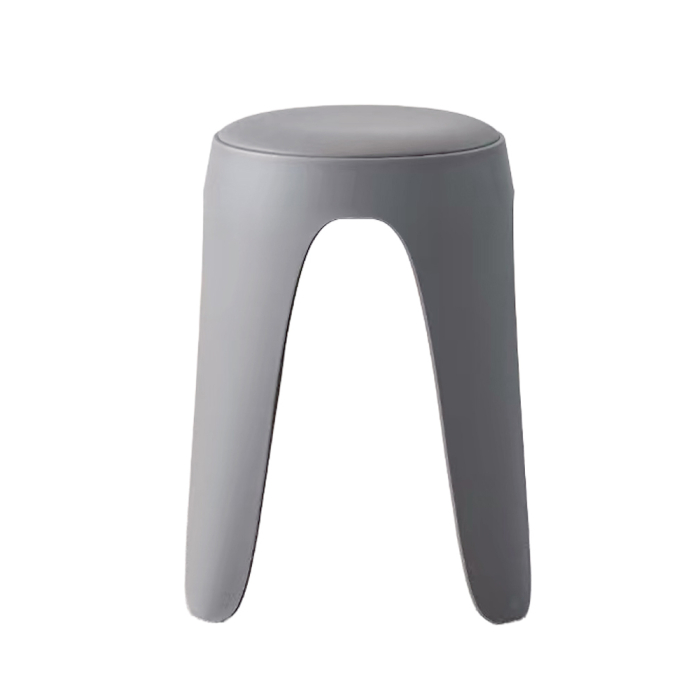Set de 6 taburete de dining din polipropilenă gri deschis [2]