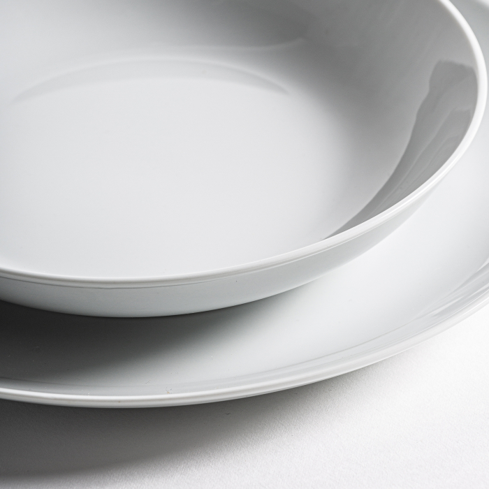 Set masa Art Deco alb|Portelan 18 piese|Vesela eleganta [3]