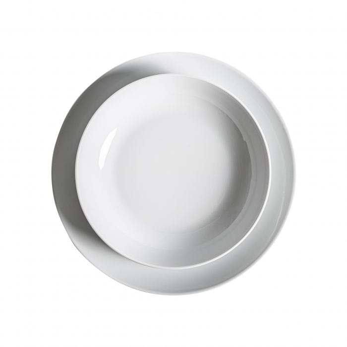 Set masa Art Deco alb|Portelan 18 piese|Vesela eleganta [2]