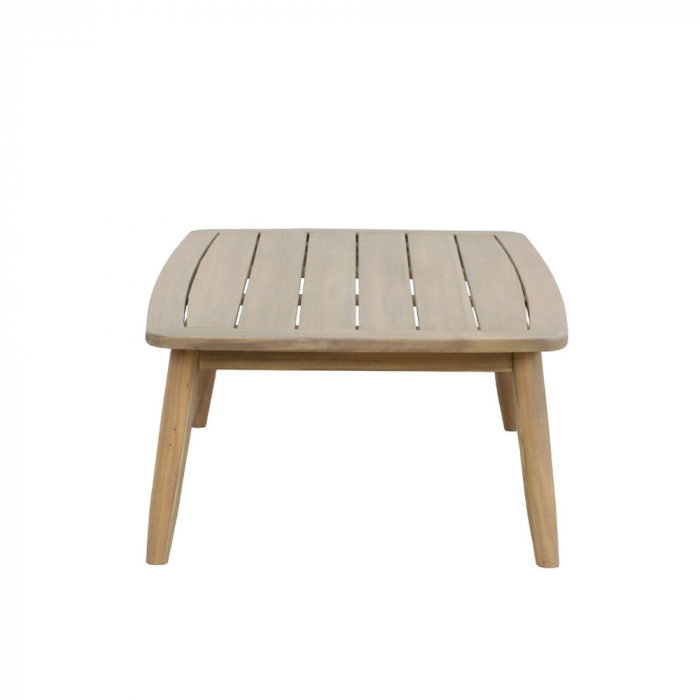 Set mobilier living 1+2+1 natural alb Corda cu lemn și frânghie [27]
