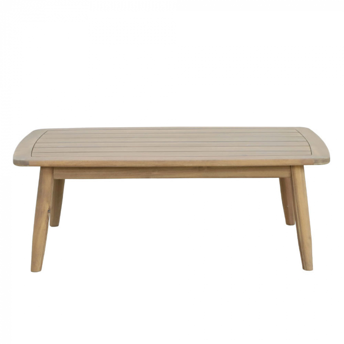 Set mobilier living 1+2+1 natural alb Corda cu lemn și frânghie [25]