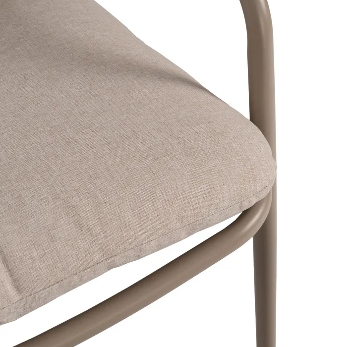 Set mobilier de grădină din aluminiu și olefină cu perne bej și masă dreptunghiulară pentru exterior și terasă [10]