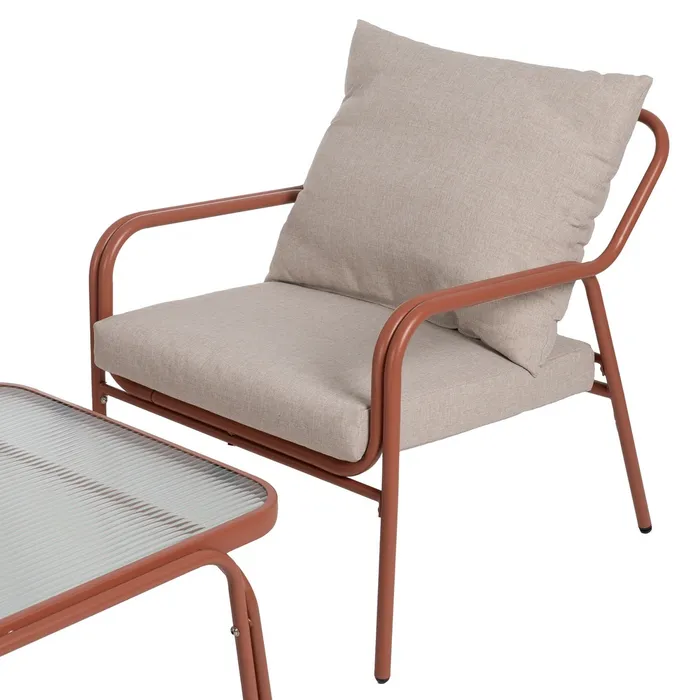 Set mobilier grădină blat sticlă|Mobilier grădină modern [4]
