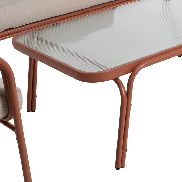 Set mobilier grădină blat sticlă|Mobilier grădină modern [7]