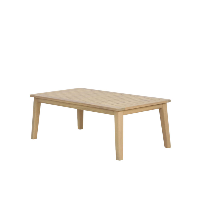 Set mobilier grădină din lemn de acacia natural cu perne bej deschis ETOILE [21]