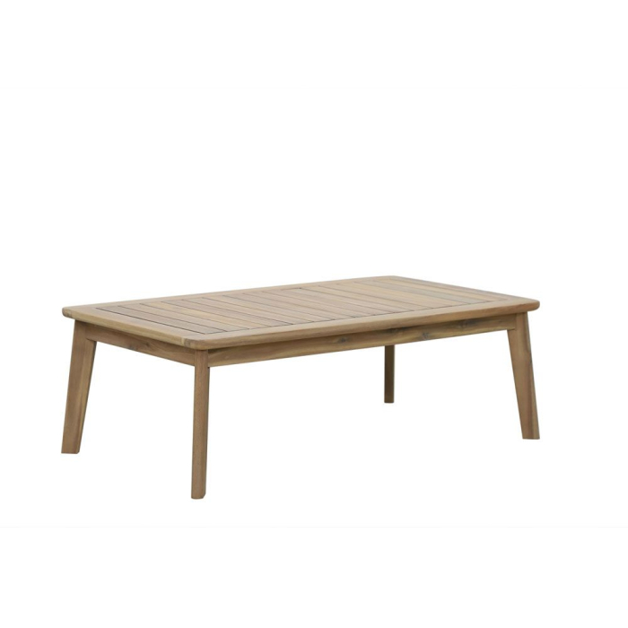 Set mobilier grădină din lemn de acacia natural cu perne bej TOUJOUR [5]