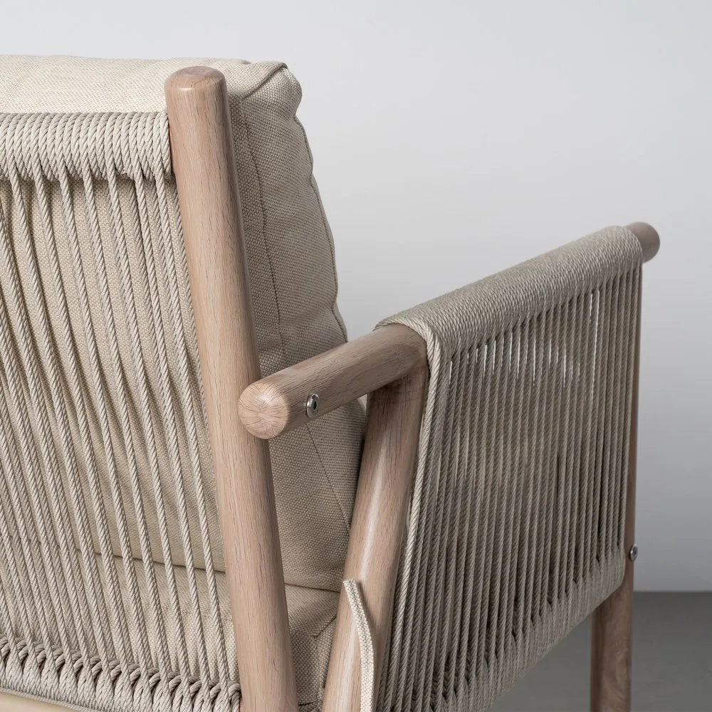 Set mobilier grădină exterior HoReCa cu canapea, fotolii și masă cu blat din piatră sinterizată [10]