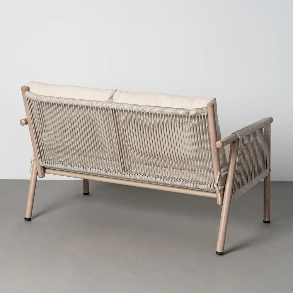 Set mobilier grădină exterior HoReCa cu canapea, fotolii și masă cu blat din piatră sinterizată [6]