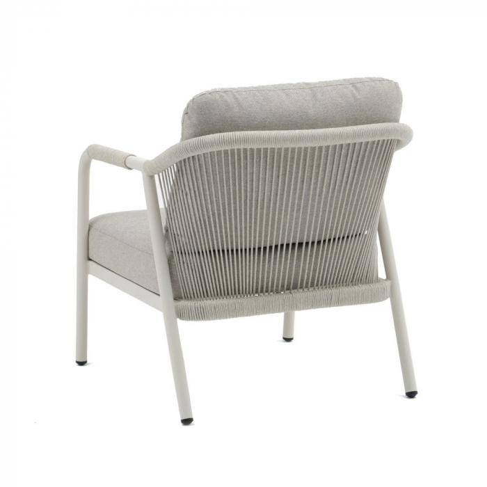 Set mobilier terasă TANYA cu structură din aluminiu crem și blat ceramic porțelanat [4]