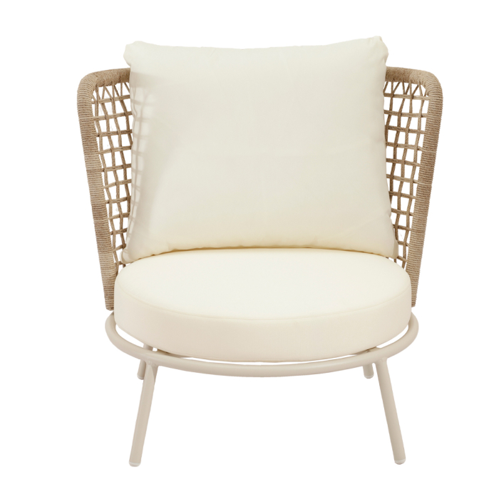 Set mobilier terasă din ratan sintetic bej POLO [5]