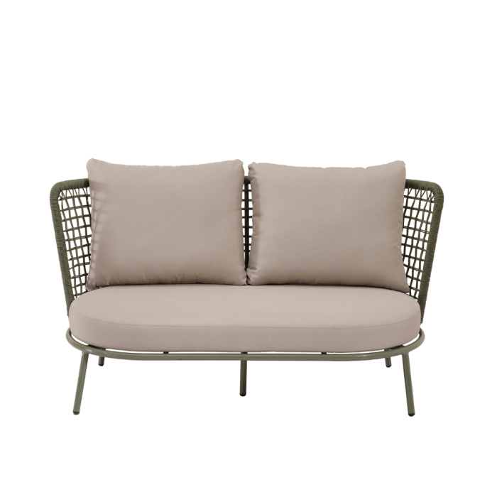 Set mobilier terasă din ratan sintetic verde olive POLO [3]