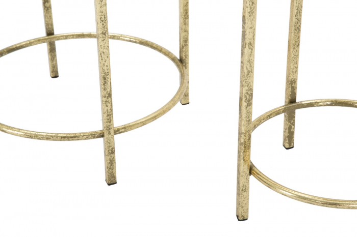 Set Suporturi flori Glam Coppia, metal auriu [7]
