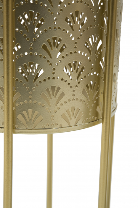 Set Suporturi flori Golvy, metal auriu [6]