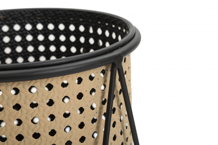 Suporturi flori Osaka, metal negru/natur [4]
