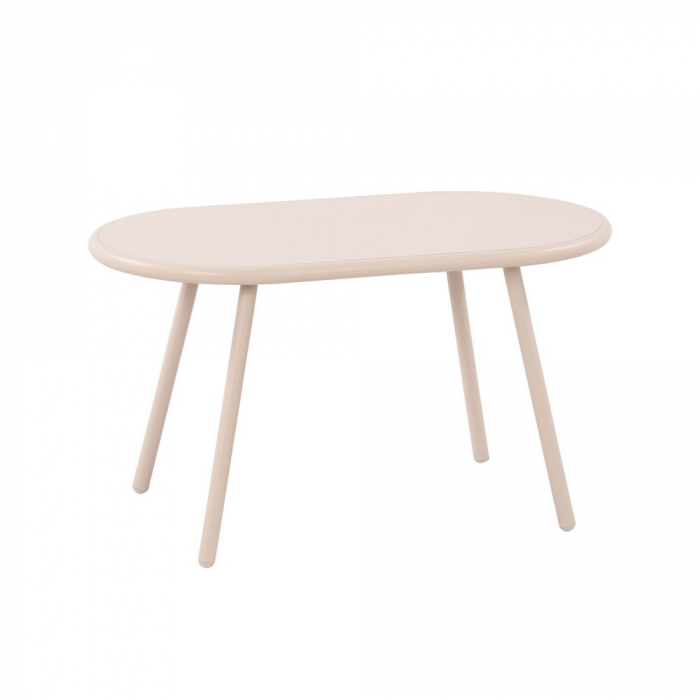 Set exterior bej – rășină cu fibră sticlă, perne UV și masă ovală [10]