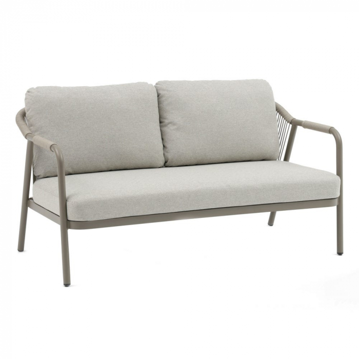 Set mobilier exterior TANYA – bej, cu blat ceramic și cadru aluminiu vopsit [6]
