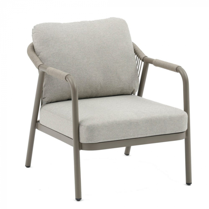 Set mobilier exterior TANYA – bej, cu blat ceramic și cadru aluminiu vopsit [3]