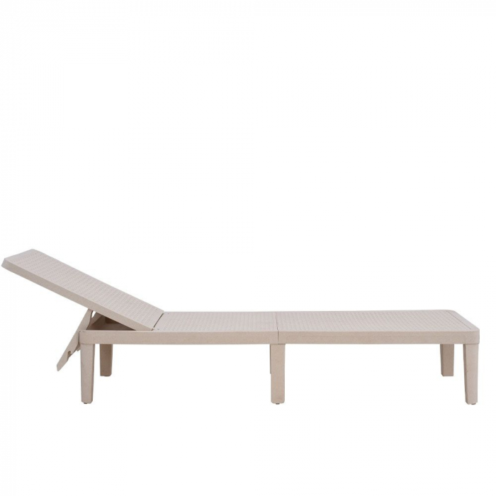 Șezlong crem terrazzo polipropilenă exterior – Seagull [4]