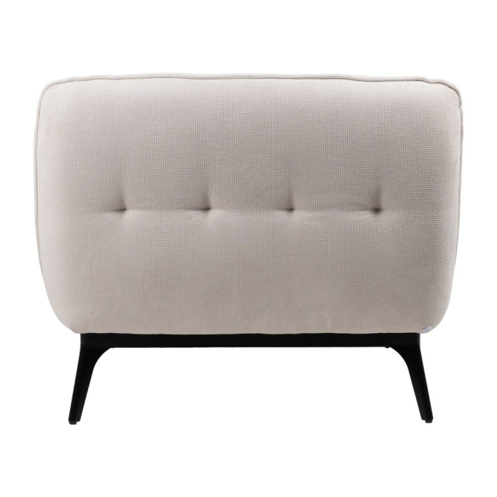 Șezlong crem textil metalic elegant [4]