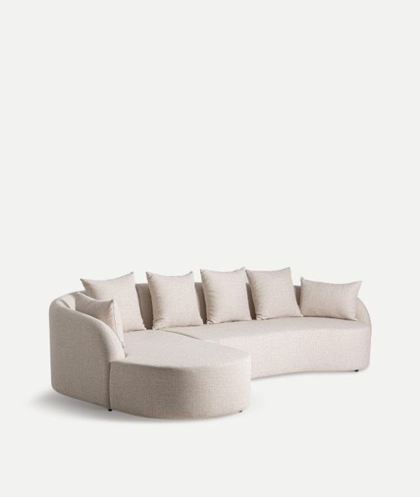 Sezlong de exterior bej din polipropilena si aluminiu Vitznau 180x96x79 cm [5]