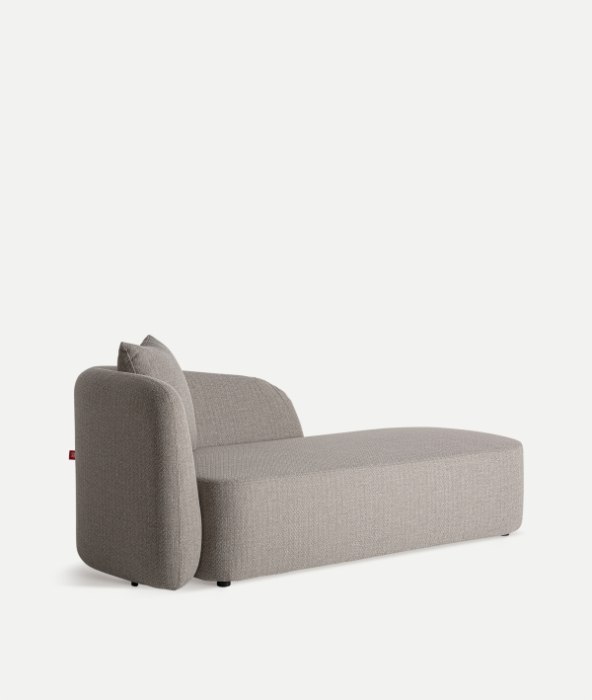 Sezlong de exterior taupe din polipropilena si aluminiu Grimentz 190x95x74 cm [2]