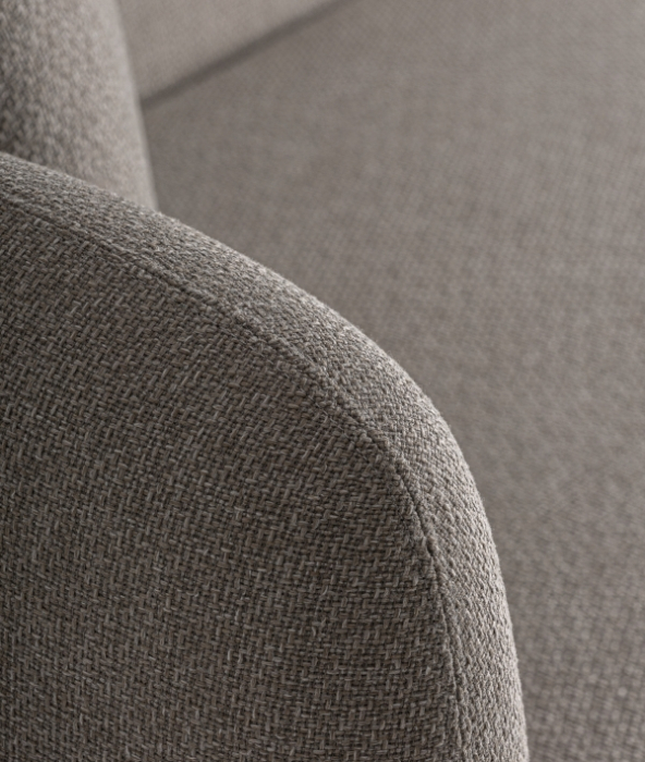 Sezlong de exterior taupe din polipropilena si aluminiu Grimentz 190x95x74 cm [6]