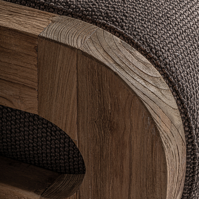Sezlong colonial lemn tec reciclat|Sezlonguri elegante [5]
