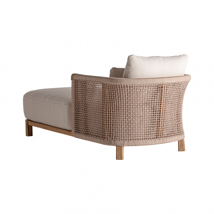 Sezlong boho lemn tec reciclat|Sezlonguri confortabile [4]