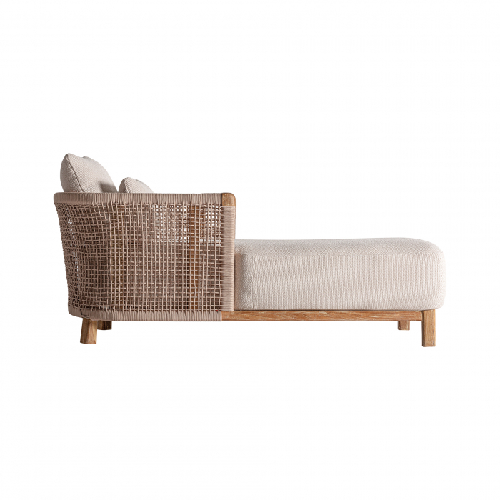 Sezlong boho lemn tec reciclat|Sezlonguri confortabile [3]