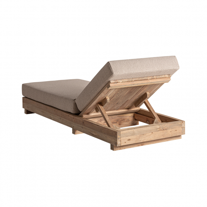 Sezlong colonial lemn tec reciclat|Sezlonguri confortabile [5]