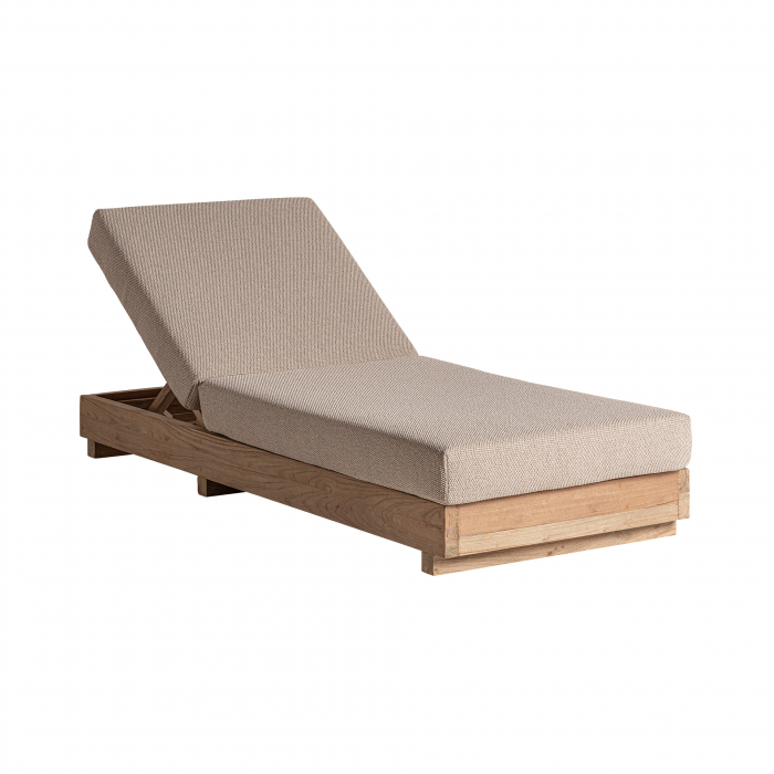 Sezlong colonial lemn tec reciclat|Sezlonguri confortabile [1]