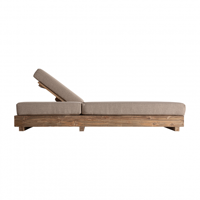 Sezlong dublu colonial lemn tec reciclat|Sezlonguri luxoase [3]