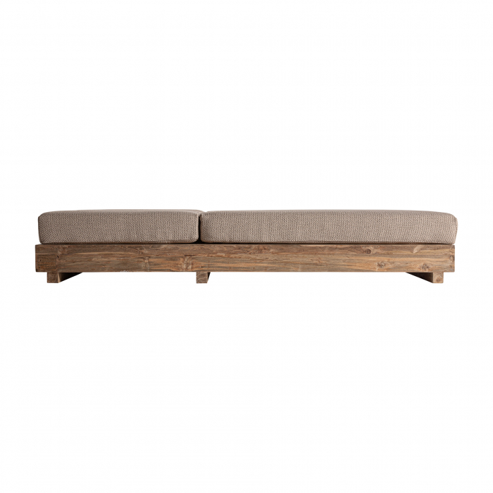 Sezlong dublu colonial lemn tec reciclat|Sezlonguri luxoase [5]