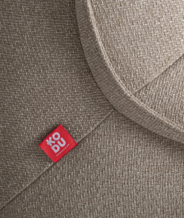 Sezlong exterior Zermatt din polipropilena taupe si spuma 100x175x71 cm [9]