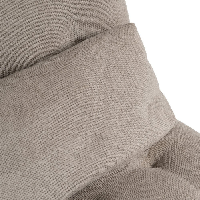 Șezlong taupe textil metalic elegant pentru relaxare Altea [7]