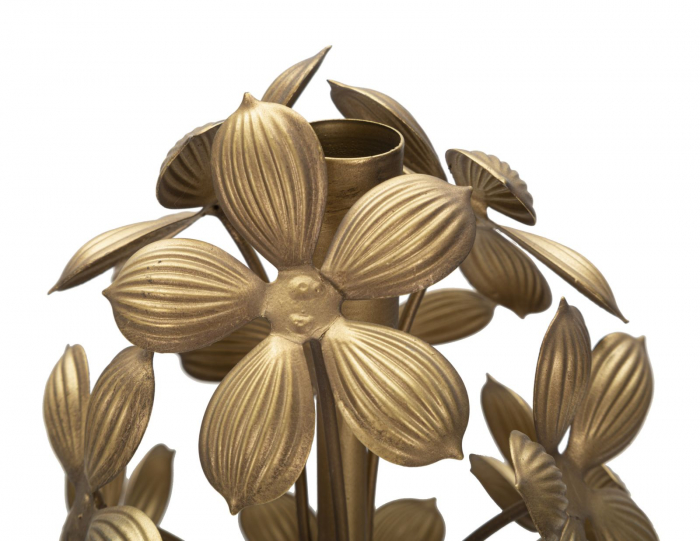 Sfesnic podea Flowy fier auriu impresionant CreativDeco [5]