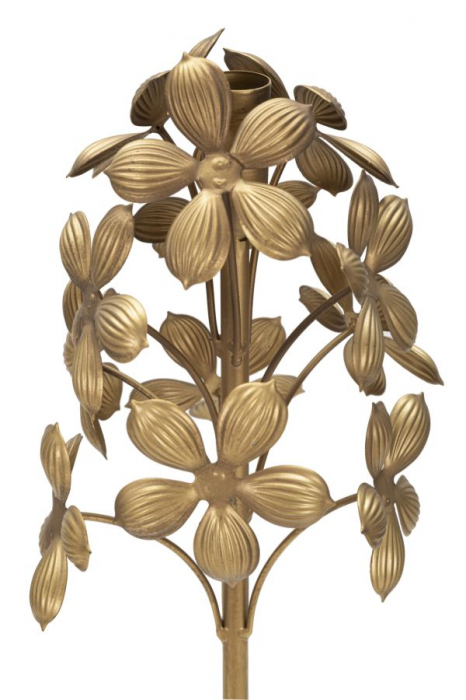 Sfesnic podea Flowy fier auriu impresionant CreativDeco [4]
