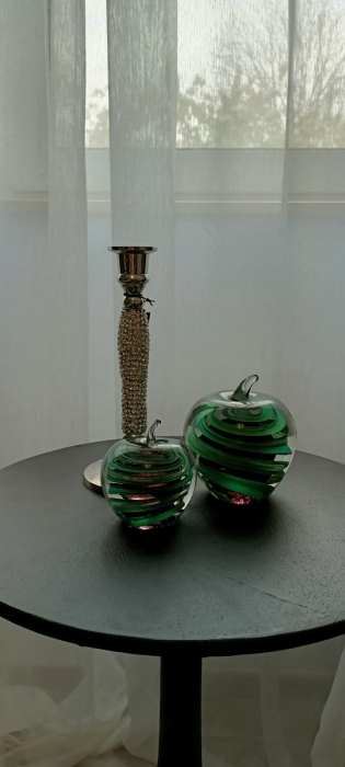 Sfesnic Diamant, aluminiu argintiu-creativdeco.ro [3]