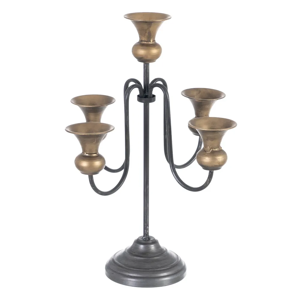 Sfesnic Vintage 5 Brate Negru-Auriu, CreativDeco.ro [2]