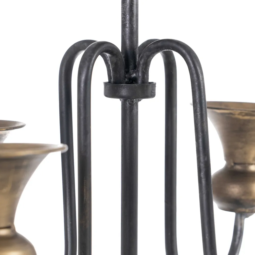 Sfesnic Vintage 5 Brate Negru-Auriu, CreativDeco.ro [4]