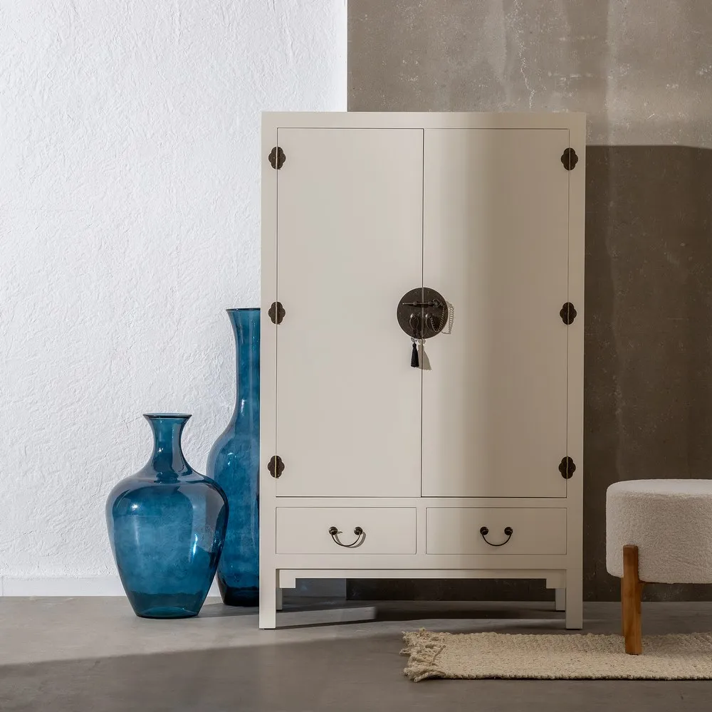 Sifonier alb design oriental | Dulapuri elegante CreativDeco [12]