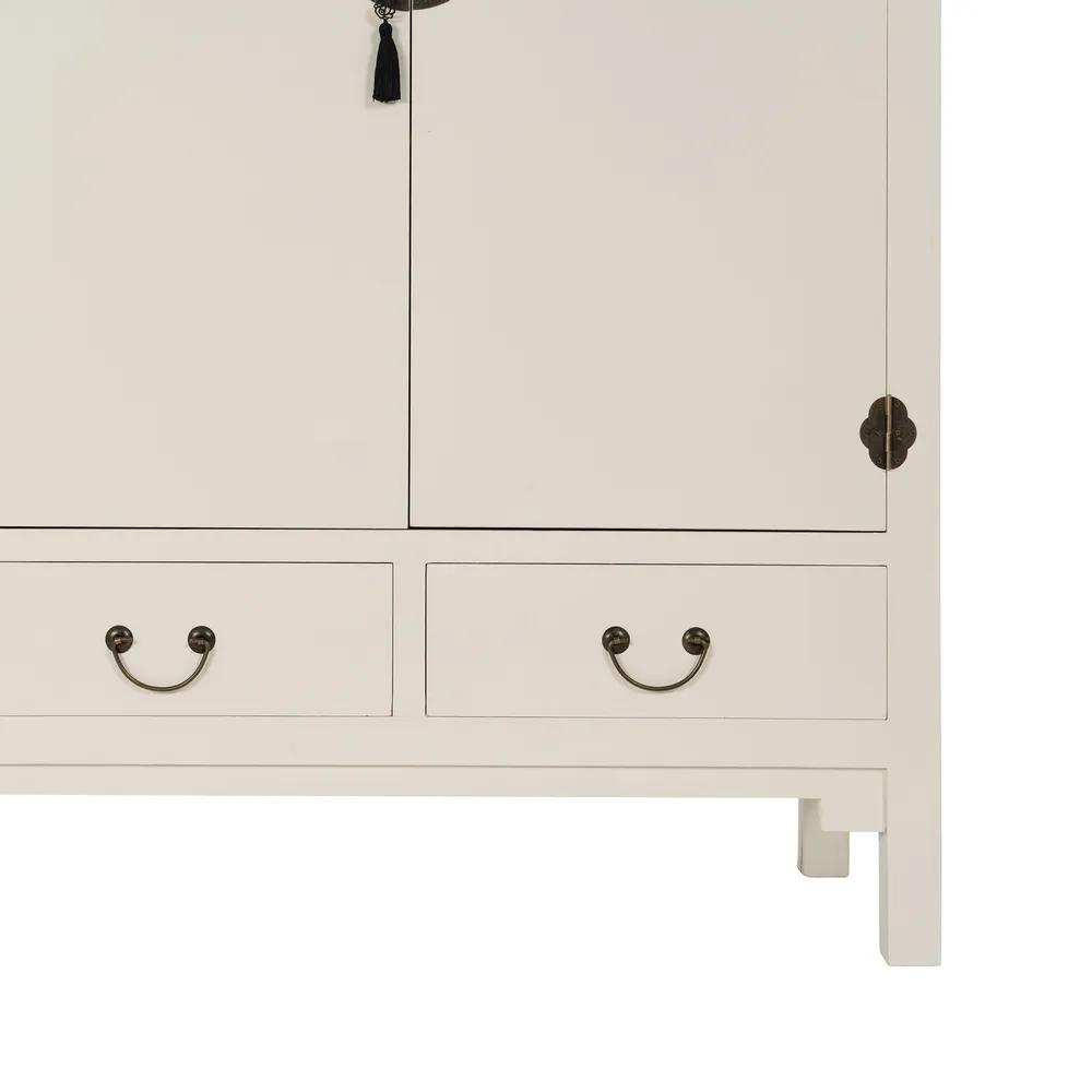 Sifonier alb design oriental | Dulapuri elegante CreativDeco [5]