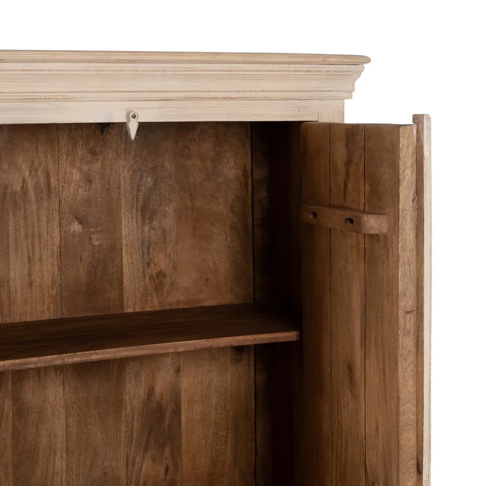 Sifonier bej vintage lemn mango | Dulapuri dormitor elegante [10]