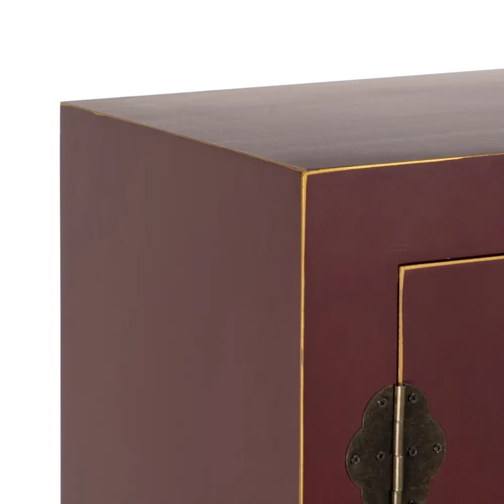 Sifonier rosu burgundy design oriental | Dulapuri dormitor [4]